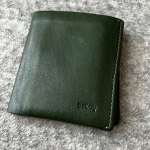 Bellroy Note Wallet (Slim Leather Bifold Design, RFID Blocking) - Ranger Green
